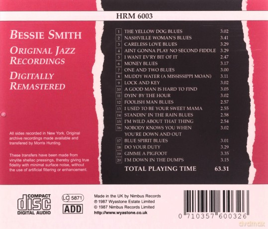 Bessie Smith: Bessie Smith 1925 - 1933 [CD]