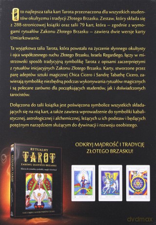 Magiczny Tarot Zakonu Złotego Brzasku [KSIĄŻKA]