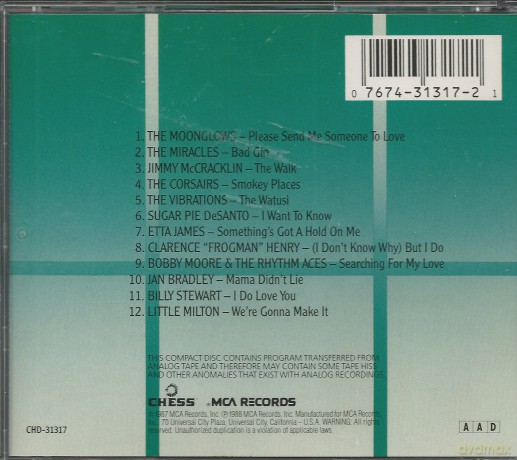 Best of Chess r&b 1 [CD]