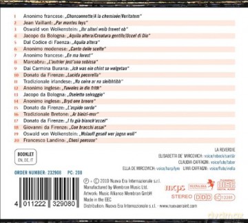 La Reverdie: Bestiarium - Middle Ages [CD]
