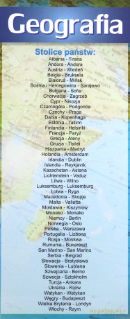 Magnetyczna zakładka - Geografia [SZKOŁA]