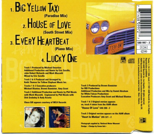 Amy Grant: Big Yellow Taxi [CD]