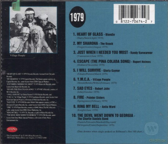 Billboard Top Hits: 1979 [CD]