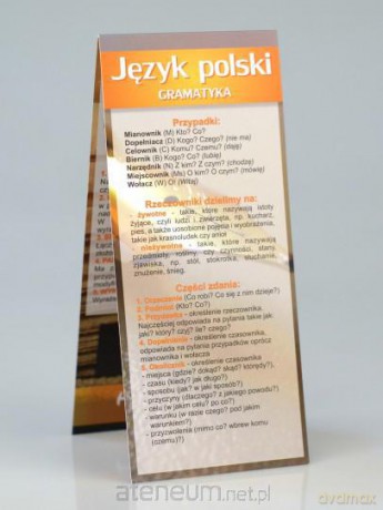 Magnetyczna zakładka - Język polski Gramatyka [SZKOŁA]