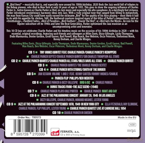 Charlie Parker: Bird 100 - 100th Anniversary - Original Albums [CD]