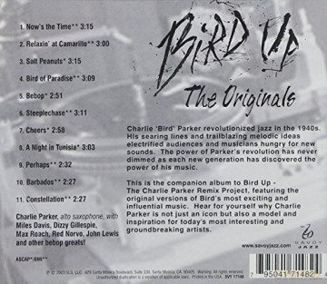 Charlie Parker: Bird Up: The Charlie Parker Originals [CD]