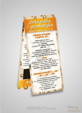 Magnetyczna zakładka - Ortografia SP 4-6 [SZKOŁA]