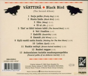 Vaerttinae: Black Bird [CD]