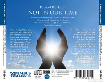Richard Blackford: Blackford: Not in Our Time [CD]