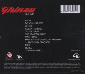 Ghinzu: Blow [CD]