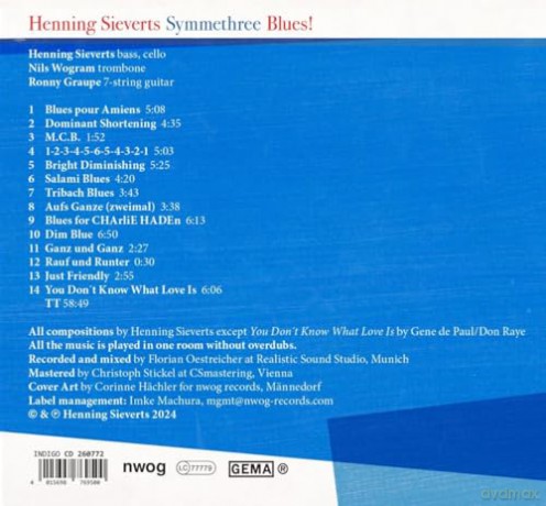 Henning Sieverts Symmethree: Blues [CD]