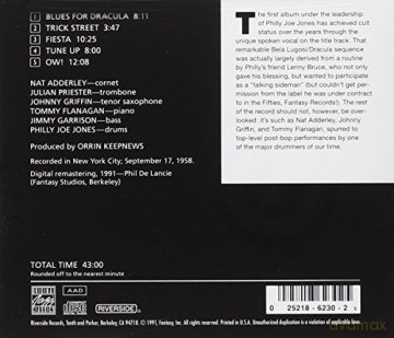 Philly Joe Jones: Blues for Dracula [CD]