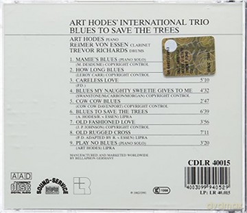Art Hodes' International Trio: Blues to Save the Trees [CD]