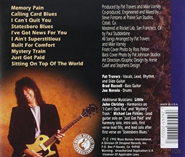 Pat Travers: Blues Tracks [CD]