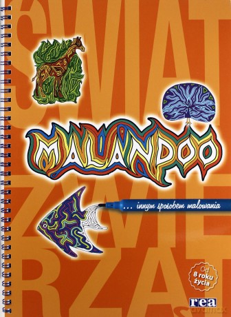 Malandoo. Świat zwierząt (pomarańczowy) [KSIĄŻKA]