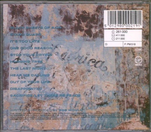 Black Sheets Of Rain: Bob Mould [CD]