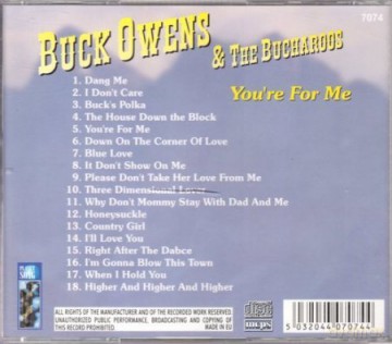 Buck Owens: Bock Ownes & the Bucharoo [CD]