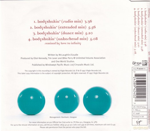 Bodyshakin' [CD]