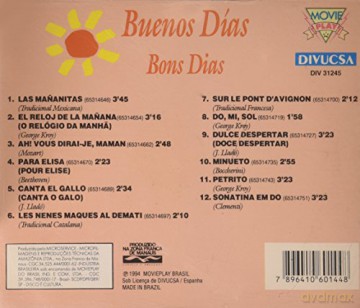 Musica Para Bebes: Bons Dias [CD]