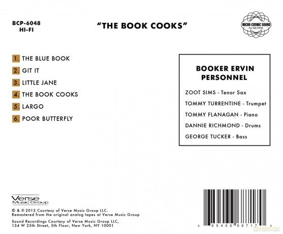 Booker Ervin: Book Cooks [CD]