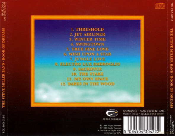 Steve Miller Band: Book of Dreams [CD]