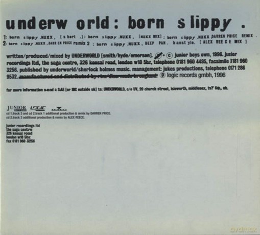 Underworld: Born Slippy [CD]