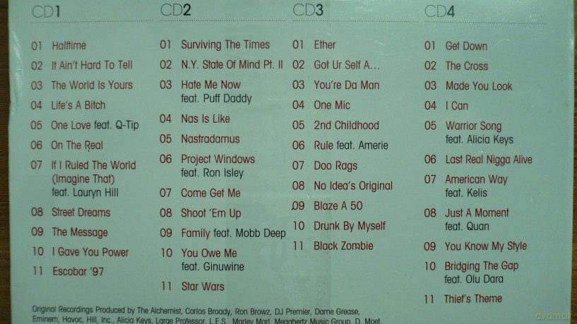 Nas: Boxset Series [4CD]