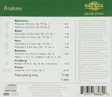 Johannes Brahms: Brahms [CD]