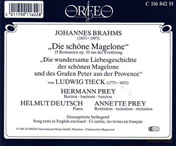 Johannes Brahms: Brahms - Romanzen, op.33 [2CD]