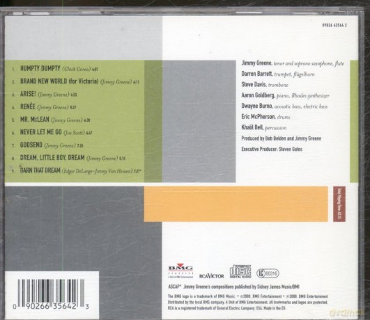 Jimmy Greene: Brand New World [CD]