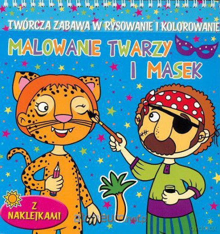 Malowanie twarzy i masek (niebieska) [KSIĄŻKA]