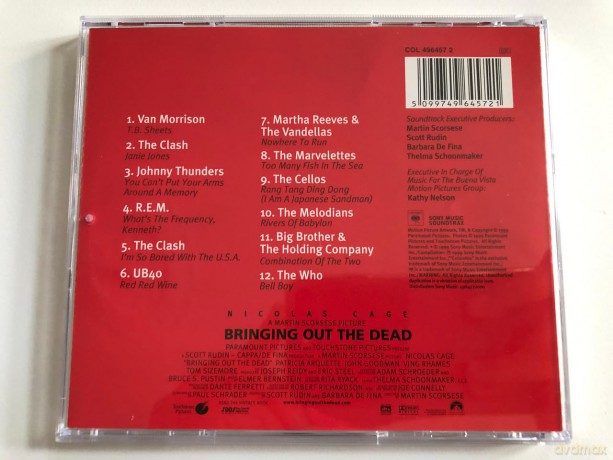 Bringing Out the Dead Soundtra [CD]