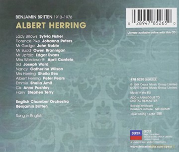 Peter Pears: Britten: Albert Herring [2CD]