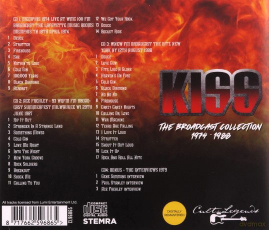 Kiss: Broadcast Collection 1974-1988 [4CD]