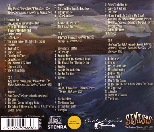 Genesis: Broadcast Collection 1975-1981 [5CD]