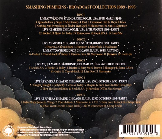 The Smashing Pumpkins: Broadcast Collection 1989-1995 [5CD]
