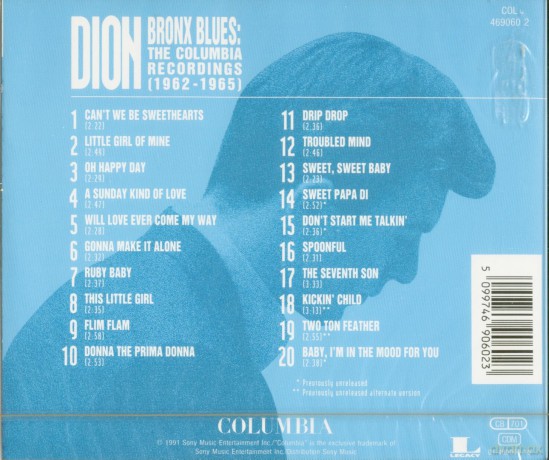 Dion: Bronx Blues: The Columbia Recordings [CD]