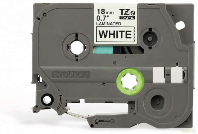 Brother: Brother - Laminated Tape - Black On White - Roll