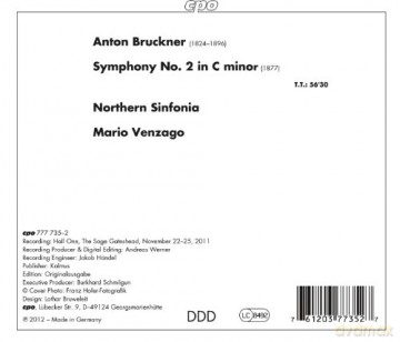 Anton Bruckner: Bruckner: Symphony No. 2 in C Minor [CD]