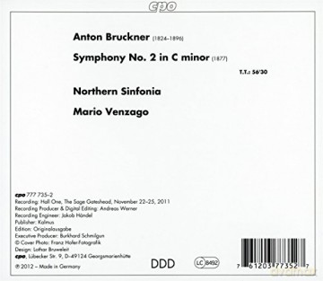 Anton Bruckner: Bruckner: Symphony No. 2 in C Minor [CD]