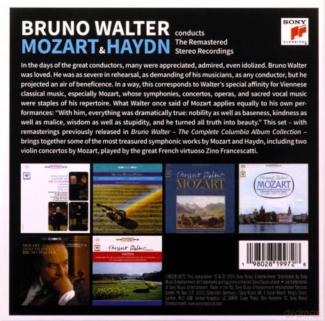 Bruno Walter: Bruno Walter Conducts Mozart And Haydn - The Remastered Stereo [6CD]