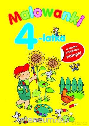 Malowanki 4-latka [KSIĄŻKA]