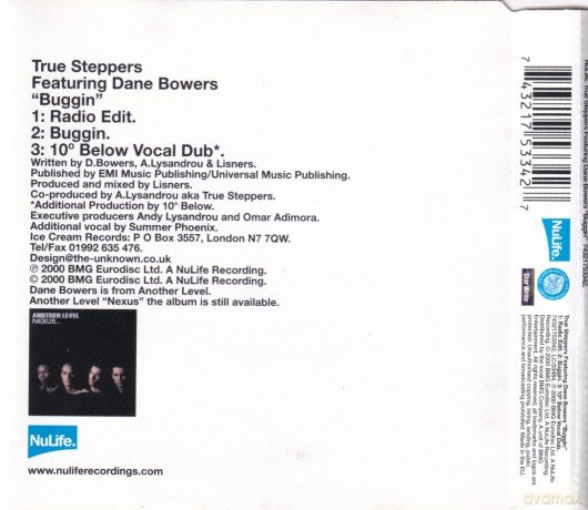 True Steppers: Buggin [CD]