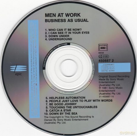 Men at Work: Business as Usual [CD]
