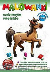Malowanki cz. 11 - zwierzęta wiejskie [KSIĄŻKA]