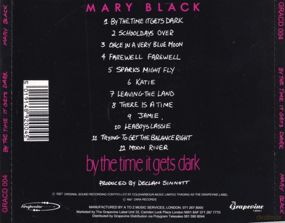 Mary Black: By The Time It Gets Dark [CD]