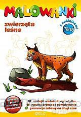 Malowanki cz. 12 - zwierzęta leśne [KSIĄŻKA]