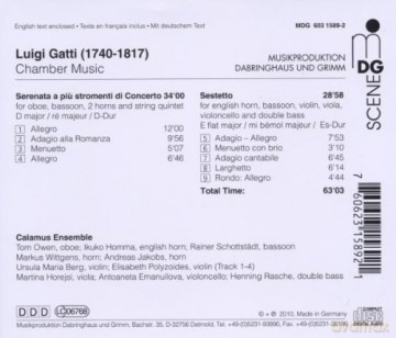 L. Gatti: Calamus Ensemble [CD]