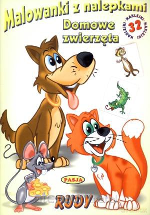 Malowanki z nalepkami. Domowe zwierzęta [KSIĄŻKA]