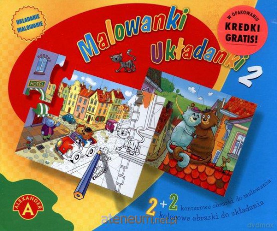 Malowanki. Układanki 2 [ZABAWKA]
